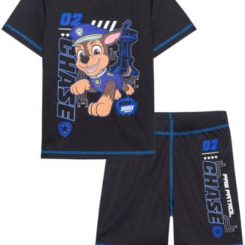 Paw Patrol 2 pc black pajamas set - retail $45